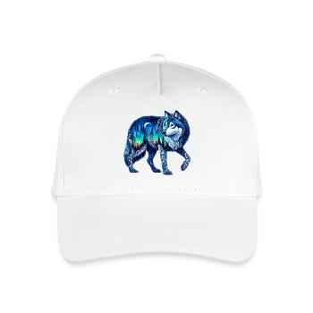 Loup - Casquette de baseball bio Enfant - blanc - Devant