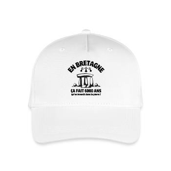 Brittany, Brittany humor, Breton - Organic Kids’ Baseball Cap - white - Front