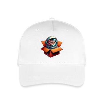 Chat astronaute - Casquette de baseball bio Enfant - blanc - Devant