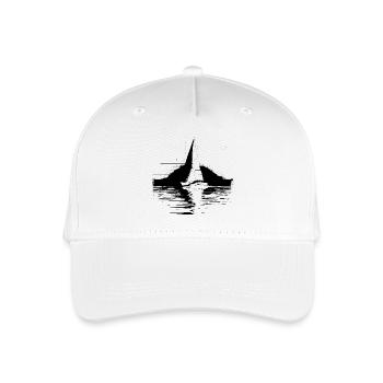 Sailing ship - Organic Kids’ Baseball Cap - white - Front