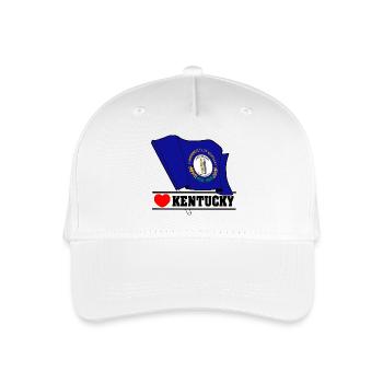 Hinweis Kentucky Herz KENTUCKY - Kinder Bio Basecap - Weiß - Vorne