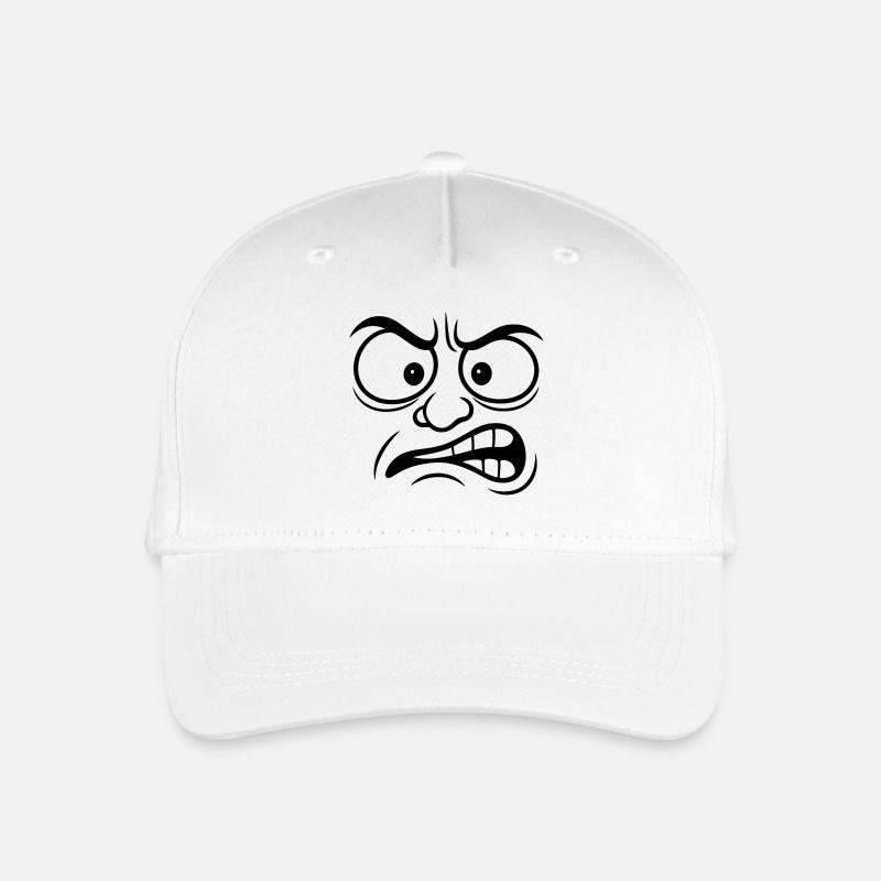 face it - Organic Kids’ Baseball Cap - white