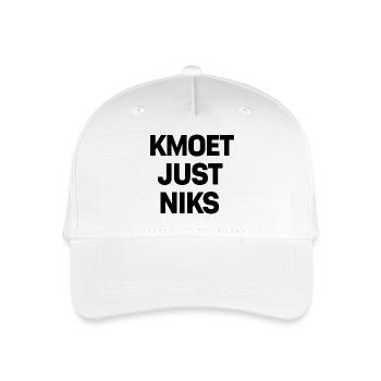 Kmoet just nothing, Dialecte anversois Chemises - Casquette de baseball bio Enfant - blanc - Devant