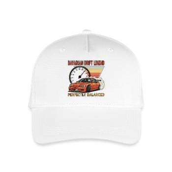 Bavarian Drift Legend - Kinder Bio Basecap - Weiß - Vorne