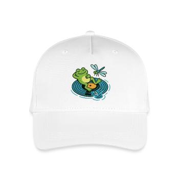 Groove et lys - Casquette de baseball bio Enfant - blanc - Devant
