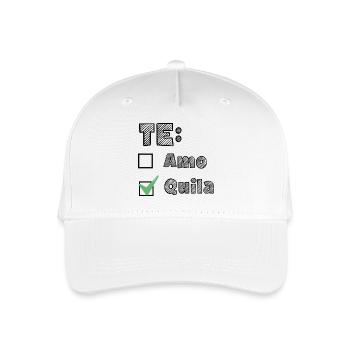 Te AmoTequila - Organic Kids’ Baseball Cap - white - Front