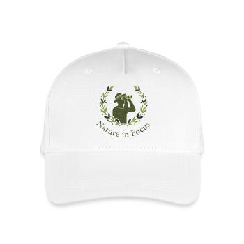 Nature in Focus - Organic Kids’ Baseball Cap - white - Front