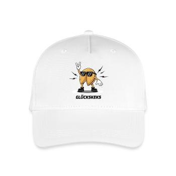 Fortune Cookie Rock Music Carnival Costume - Organic Kids’ Baseball Cap - white - Front