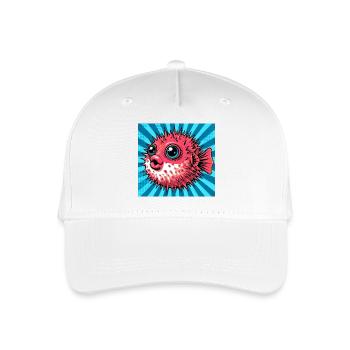 Kugelfisch - Kinder Bio Basecap - Weiß - Vorne
