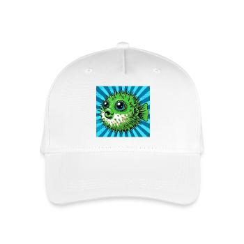 Kugelfisch - Kinder Bio Basecap - Weiß - Vorne