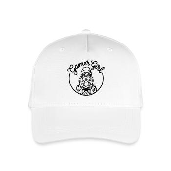 Gamer Girl - Kinder Bio Basecap - Weiß - Vorne