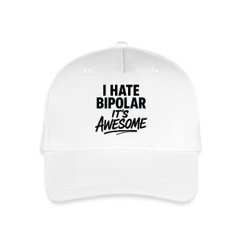 Je déteste le trouble bipolaire, c’est génial - Casquette de baseball bio Enfant - blanc - Devant