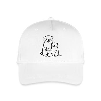 Otter - Kinder Bio Basecap - Weiß - Vorne