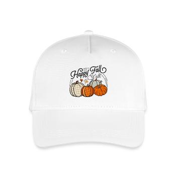 Joyeux automne Y’All Citrouilles d’automne - Casquette de baseball bio Enfant - blanc - Devant