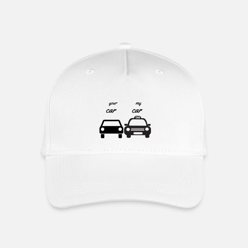 your car - my car - Kinder Bio Basecap - Weiß