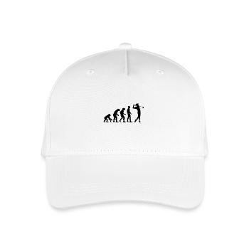 Evolution Golf - Kinder Bio Basecap - Weiß - Vorne