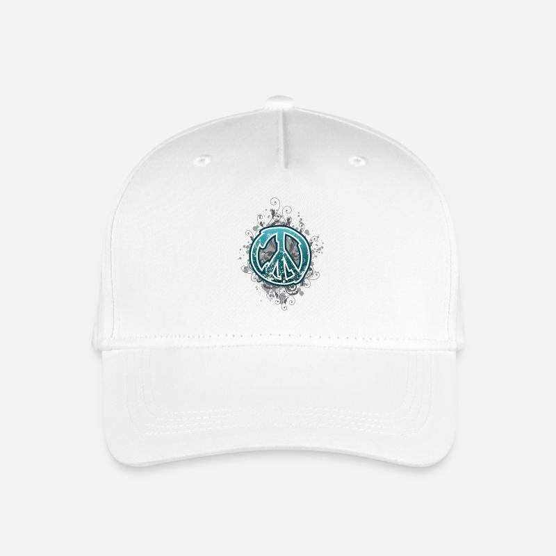 Peace de - Kinder Bio Basecap - Weiß