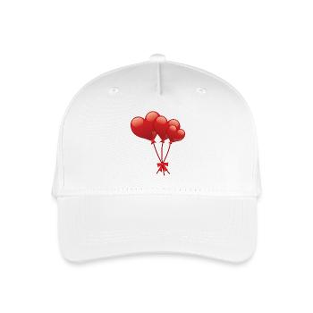 Hearts eu - Organic Kids’ Baseball Cap - white - Front