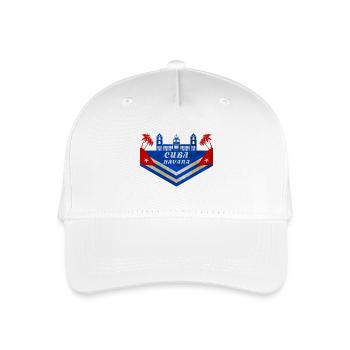 Kuba Havanna Vintage / Retro Karibik Geschenk - Kinder Bio Basecap - Weiß - Vorne