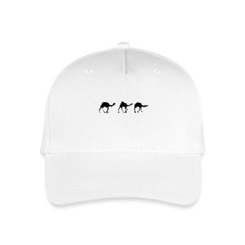 Camels - Organic Kids’ Baseball Cap - white - Front