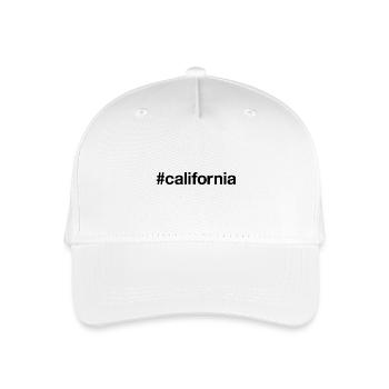 CALIFORNIE, Californie, États-Unis - Casquette de baseball bio Enfant - blanc - Devant