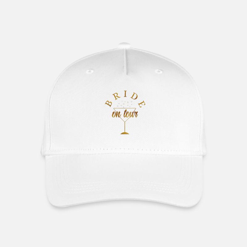 bride_on_tour_ - Kinder Bio Basecap - Weiß