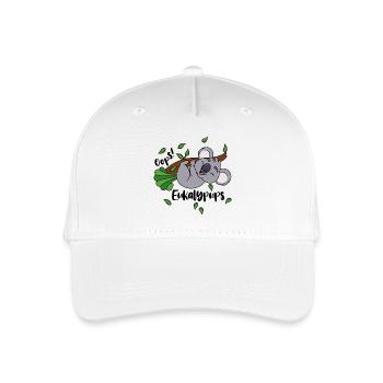 Koala Eukalyptus Oops Eukalypups Pups Tier Ast - Kinder Bio Basecap - Weiß - Vorne