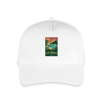 Conception de plage vintage Vietnam - Casquette de baseball bio Enfant - blanc - Devant
