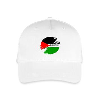 Palästina Kreis - Kinder Bio Basecap - Weiß - Vorne
