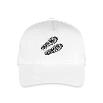 Punk rocker punk rock punk rock rock music hard rock - Organic Kids’ Baseball Cap - white - Front