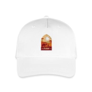 Dubai vintage camel design / gift idea - Organic Kids’ Baseball Cap - white - Front