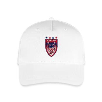 Laos Tiger Wappen Design / Geschenkidee - Kinder Bio Basecap - Weiß - Vorne