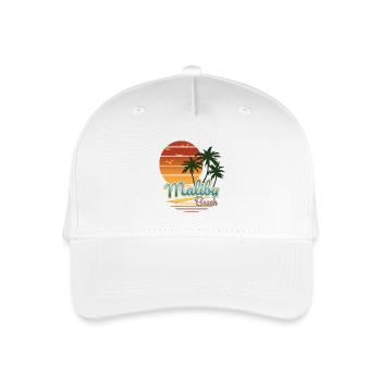 Rétro Malibu Beach, idée cadeau, États-Unis, L.A. - Casquette de baseball bio Enfant - blanc - Devant