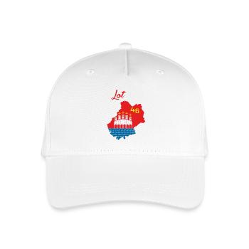 Lot - Casquette de baseball bio Enfant - blanc - Devant