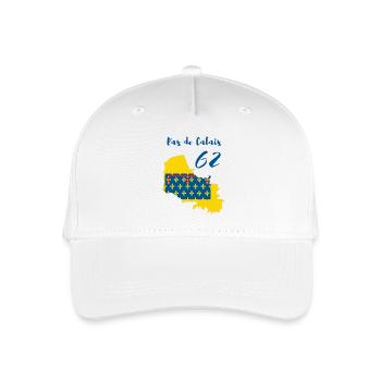Pas de calais - Casquette de baseball bio Enfant - blanc - Devant