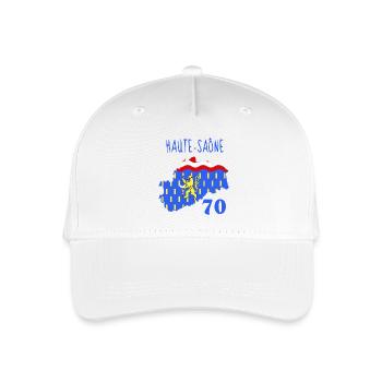 Haute-Saône - Kinder Bio Basecap - Weiß - Vorne