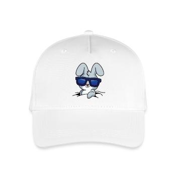 Cooler Hase - Kinder Bio Basecap - Weiß - Vorne