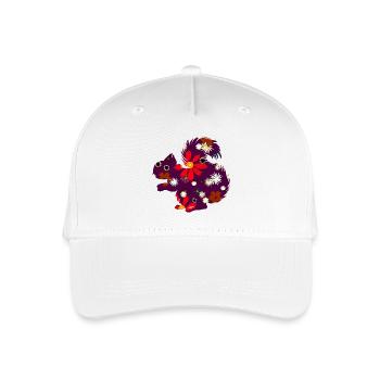 Herbstoutfit freizeit, eichhörnchchen design - Kinder Bio Basecap - Weiß - Vorne
