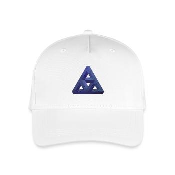 Individual Prism Illusion - Organic Kids’ Baseball Cap - white - Front