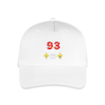 Seine saint denis - Casquette de baseball bio Enfant - blanc - Devant