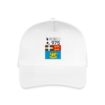 Saint-Pierre und miquelon - Kinder Bio Basecap - Weiß - Vorne
