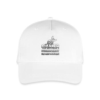GAMER STERBEN NICHT SIE RESPAWNEN + DNA - Gaming - Kinder Bio Basecap - Weiß - Vorne