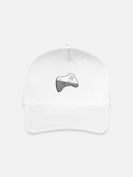 Controller - Illustration - Kinder Bio Basecap - Weiß