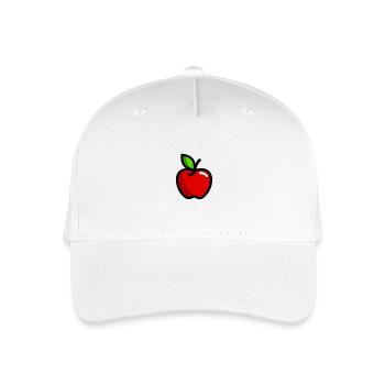Apple - Illustration - Organic Kids’ Baseball Cap - white - Front