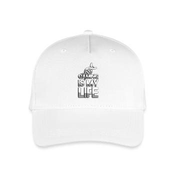 GAMING IS MY LIFE + DNA - Gaming - Kinder Bio Basecap - Weiß - Vorne