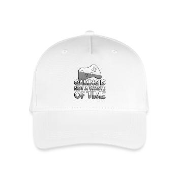 LE JEU N’EST PAS UNE PERTE DE TEMPS + Jeu de contrôleur - Casquette de baseball bio Enfant - blanc - Devant