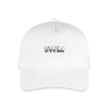 SWIM - Swimming - Organic Kids’ Baseball Cap - white - Front