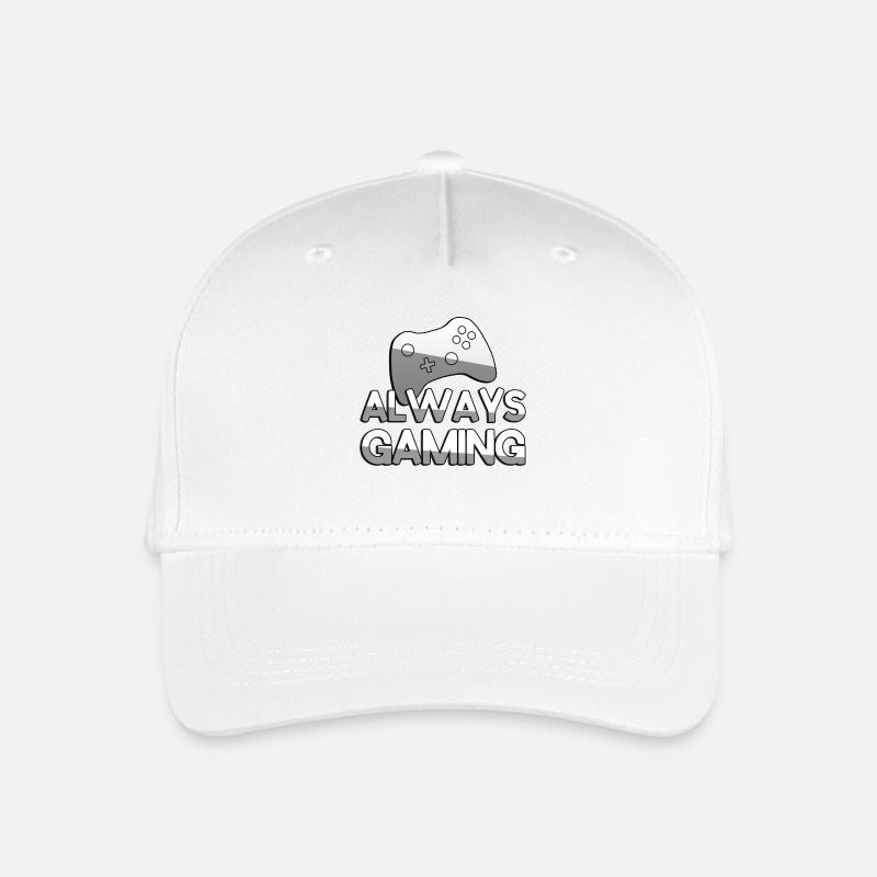 ALWAYS GAMING + Controller - Gaming - Kinder Bio Basecap - Weiß