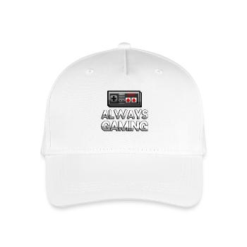 ALWAYS GAMING + NES Controller - Gaming - Kinder Bio Basecap - Weiß - Vorne