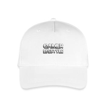 GAMER LIFESTYLE - Gaming - Kinder Bio Basecap - Weiß - Vorne